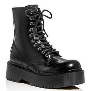Jeffrey Campbell sopas lug sole combat boot black